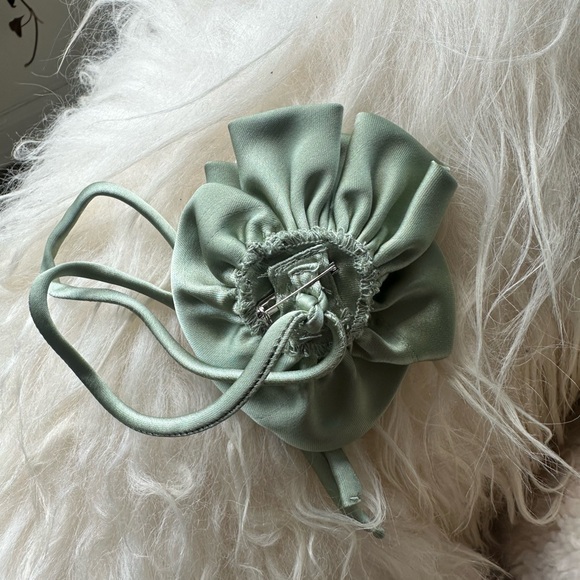 WeWoreWhat Strapless Silky Maxi Dress in Sage - Picture 7 of 11